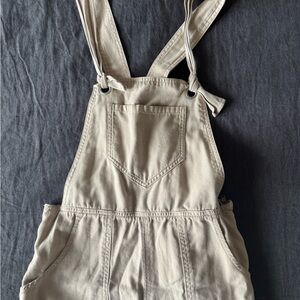 Anthropologie Beige Overalls